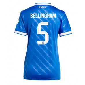 Lacne Ženy Futbalové dres Real Madrid Jude Bellingham #5 2025-26 Krátky Rukáv - Tretina